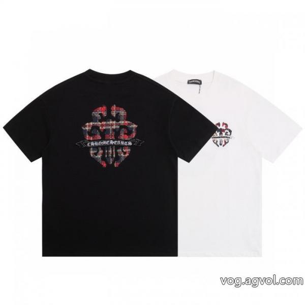 クロムハーツ CHROME HEARTS2025 ss新作刺繍カップルカジュアル半袖Tシャツ 0 