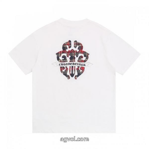 クロムハーツ CHROME HEARTS2025 ss新作刺繍カップルカジュアル半袖Tシャツ 5 