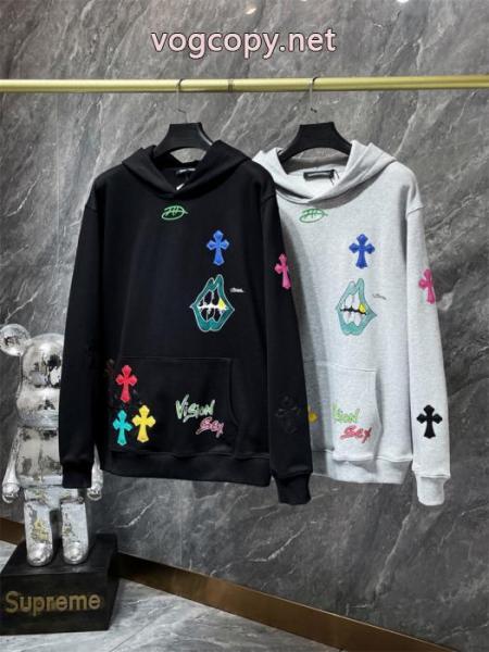 ブランド 通販店パーカー話題の新作到着!即納希少センスアップ!CHROME HEARTS 5