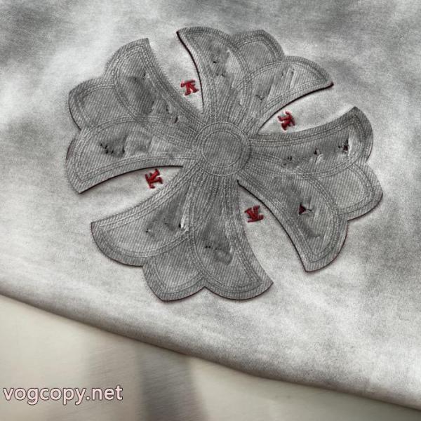 Chrome hearts連名LVルイヴィトン水洗い旧重工業刺繍連帽パーカー 5 