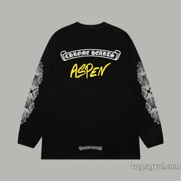 長袖Tシャツブランド 通販 激安大人気セール HOT新品 風通しの良いフレアCHROME HEARTS 0 