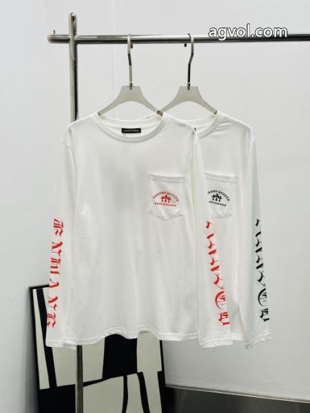 偽 ブランド長袖Tシャツ超人気美品 新品人気上昇 旬スタイルに早変わり!CHROME HEARTS 4