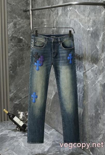 希少価値大 大人気希少！ 永遠の定番ブランド コピー 販売ジーンズCHROME HEARTS 5 
