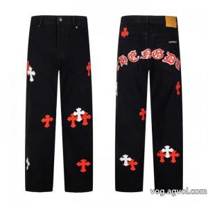 コピー 商品 販売超目玉 透け感優しい 斬新なジーンズCHROME HEARTS