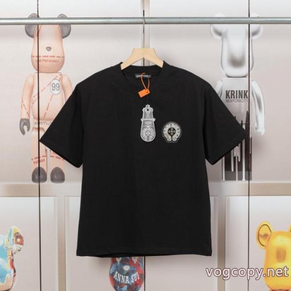 コピー 商品 ブランド全国無料格安 お洒落な印象 赤字超特価安いTシャツCHROME HEARTS 5 