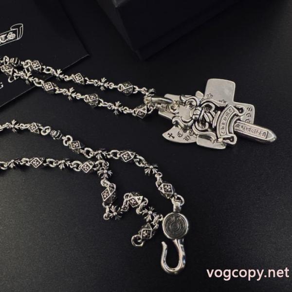 人気限定品 この冬は注目新作 大絶賛CHROME HEARTS偽物 ブランドネックレス 2