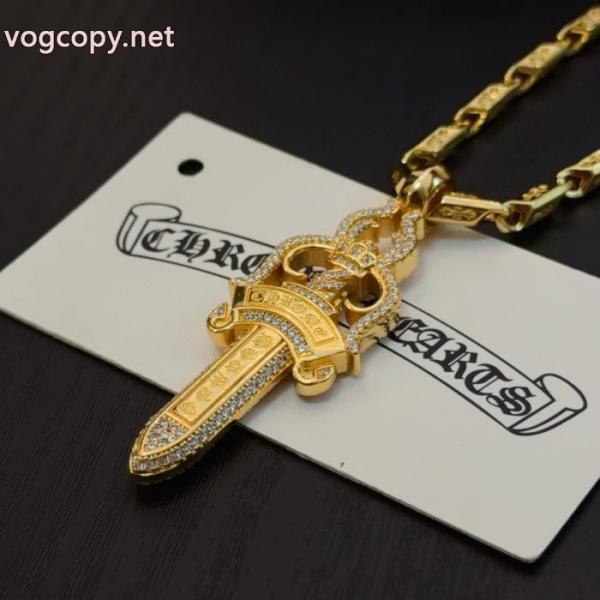 ネックレスコピー 商品 通販存在感絶大スタイル 高級感溢れる 数量限定版人気アイテムCHROME HEARTS 5 