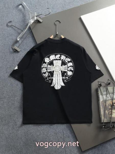 Tシャツ速達可　新作速乾超軽量 新作愛用セレブ多数 多用途スーパー コピーCHROME HEARTS 5 