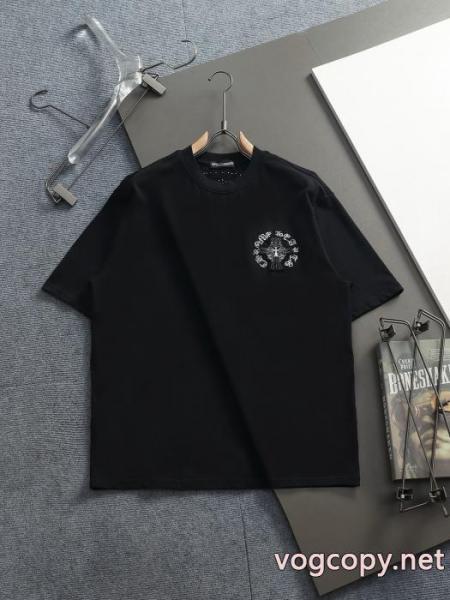 履き心地良い 最終セール 相性抜群Tシャツブランド コピー 販売CHROME HEARTS 6 