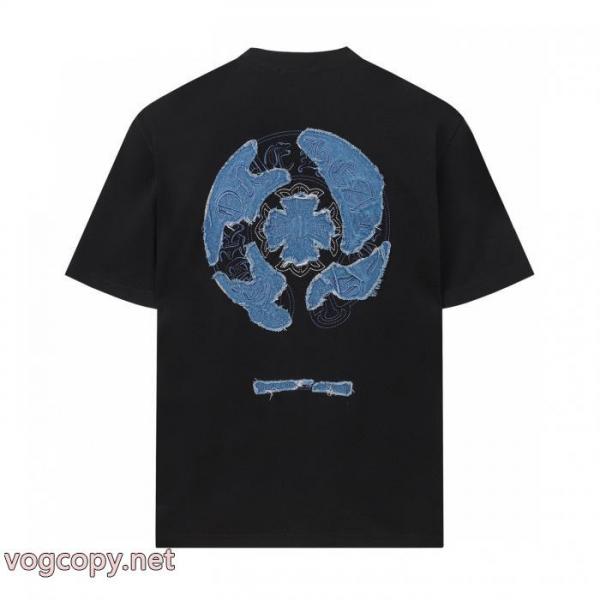 リッチな印象に 最終数量限り! 素敵なデザインTシャツスーパー ブランド コピーCHROME HEARTS 3