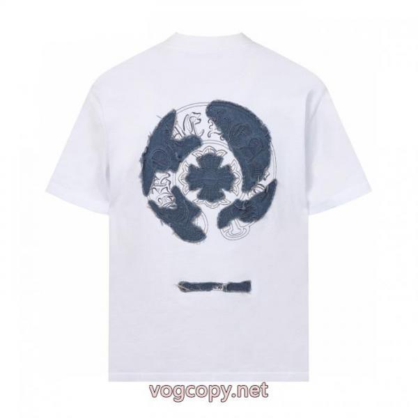 リッチな印象に 最終数量限り! 素敵なデザインTシャツスーパー ブランド コピーCHROME HEARTS 5