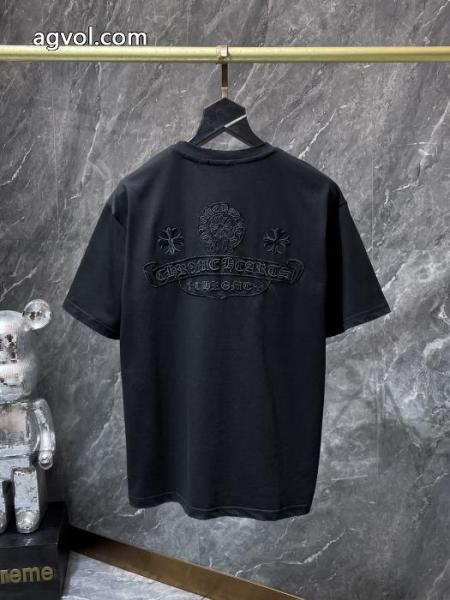 お買得セール 目前の注目ブランド 最安値間違いなし半袖TシャツCHROME HEARTSブランド 偽物 通販 5 