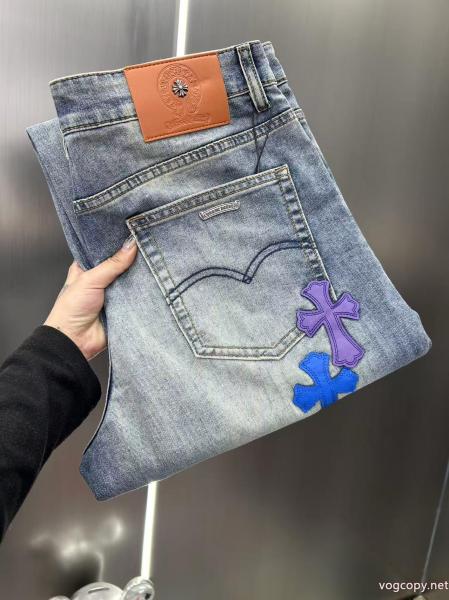 2026年NEWモデル 魅力的な美品 大人の色味CHROME HEARTSスーパー コピー 安心ジーンズ 0
