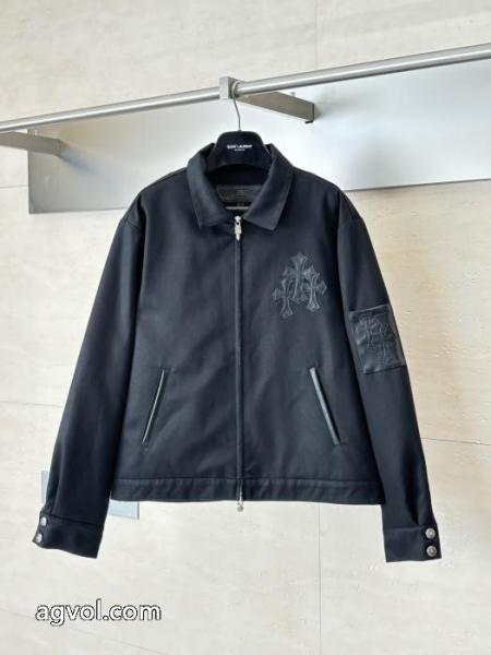 ジャケットNEW大変素敵 新作限定めっちゃ綺麗色 完売確実CHROME HEARTSブランドコピー 1