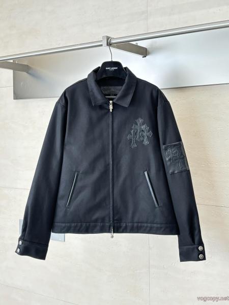 ジャケットCHROME HEARTS26秋冬最新モデル クラシックな雰囲気のトップス 個性的なデザイン スーパー コピー 通販 0