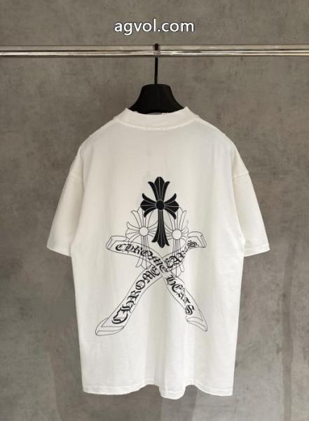2026スーパーコピー暖かさに可愛さもプラス 着こなし自在 今年大流行CHROME HEARTS半袖Tシャツ 5