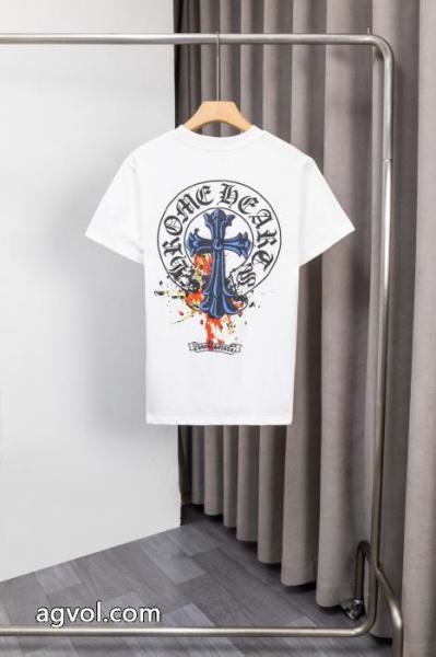 コピー ブランド 優良超人気高品質 赤字超特価最新作 早い者勝ち半袖TシャツCHROME HEARTS 1