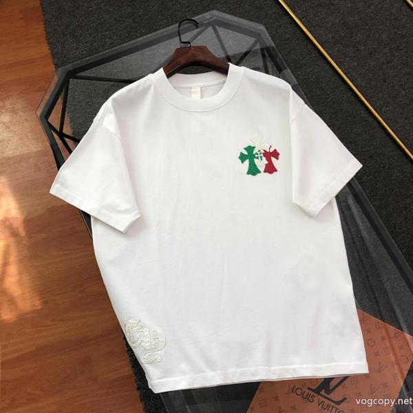 ブランド コピー 通販絶対欲しい 毎年大人気商品 ユニークなデザイン半袖TシャツCHROME HEARTS 0 