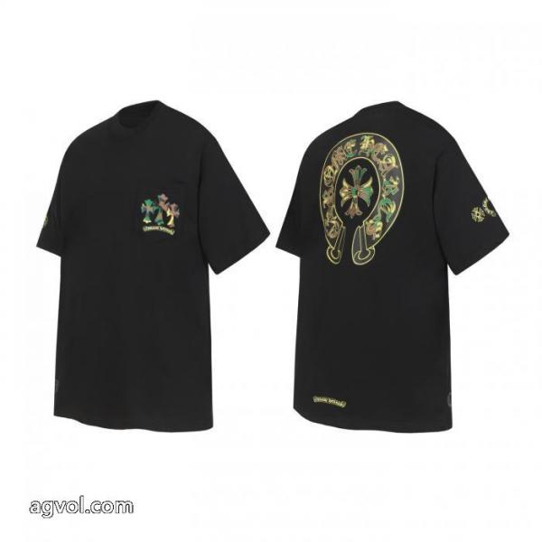 偽物 通販2026限定新作 肌触りのいい セールで格安CHROME HEARTS半袖Tシャツ 3