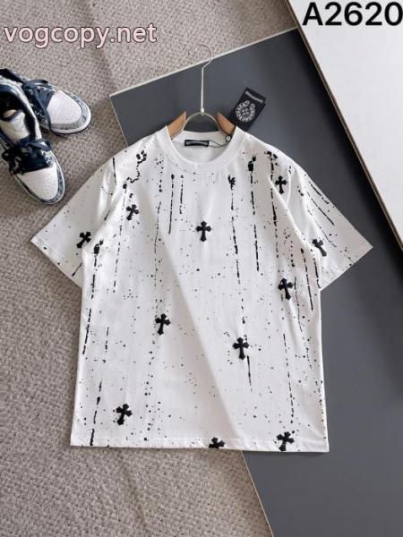 CHROME HEARTSコピー ブランド 販売ポップ 新作人気 超軽量半袖Tシャツ 5 