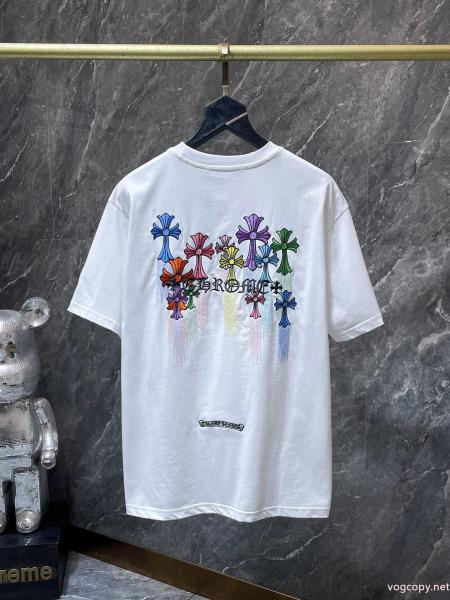 海外限定 NEW大変素敵 日本一安い激安CHROME HEARTSブランド 品 激安 通販半袖Tシャツ 0 