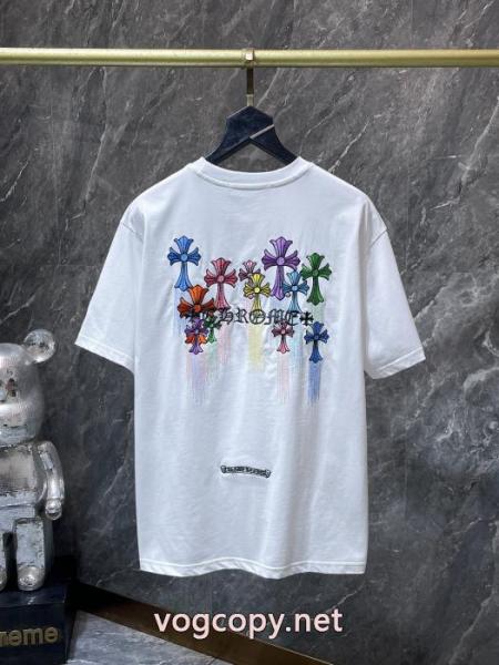 海外限定 NEW大変素敵 日本一安い激安CHROME HEARTSブランド 品 激安 通販半袖Tシャツ 5 
