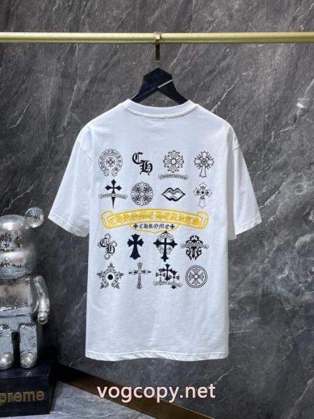 清潔感で洗練され 即発送OK 洒落感を演出する！ブランド コピー 品半袖TシャツCHROME HEARTS 5 