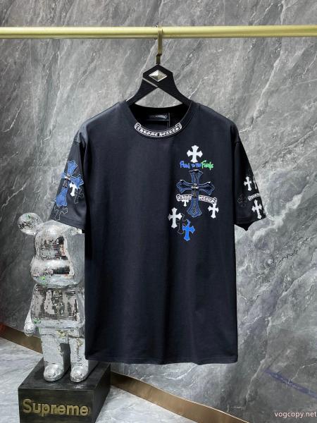 ブランド フェイク半袖Tシャツ限定！人気オススメ 高級感演出 お手頃価格でGETCHROME HEARTS 0 