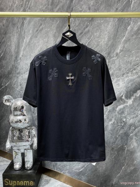 最新☆大人気☆話題沸騰 レビュー高い 長くご愛用できるCHROME HEARTSブランド コピー 品半袖Tシャツ 0 