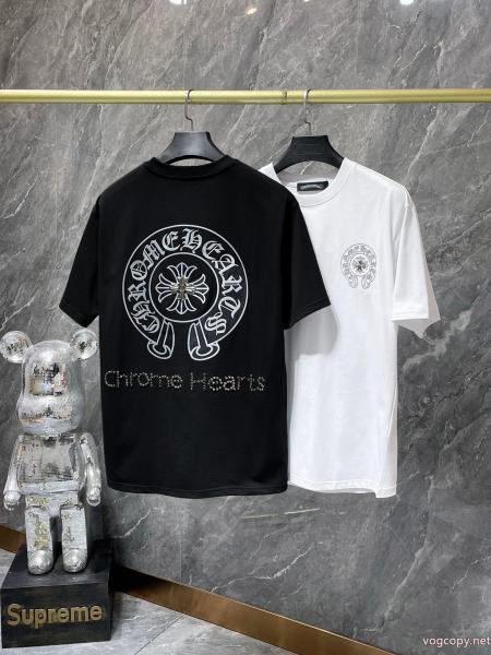 ブランド コピー 品半袖TシャツCHROME HEARTSオトナの余裕 絶対欲しい 安い海外限定 0 