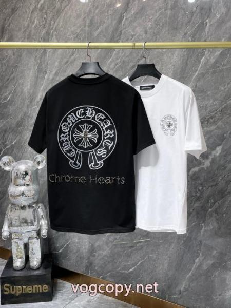ブランド コピー 品半袖TシャツCHROME HEARTSオトナの余裕 絶対欲しい 安い海外限定 5 