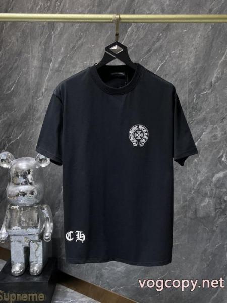 半袖Tシャツブランド 偽物 通販最も安いです 普段使い 新作限定争奪戦CHROME HEARTS 1