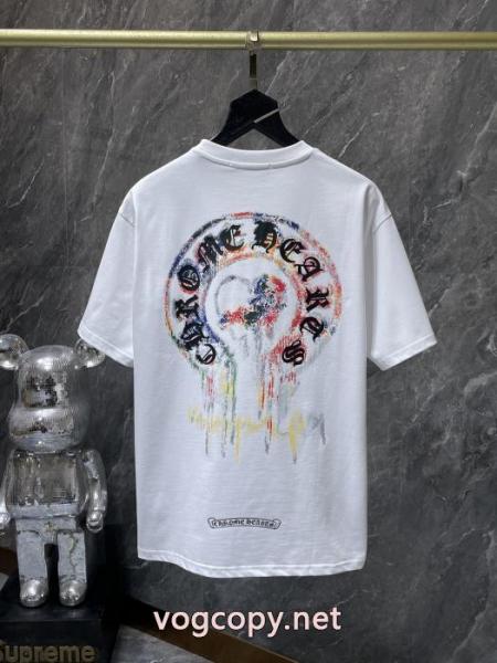 半袖Tシャツブランド 偽物 通販最も安いです 普段使い 新作限定争奪戦CHROME HEARTS 2