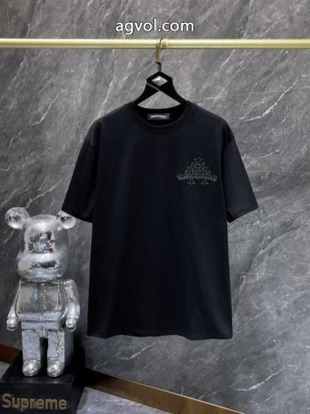 通気性が良い 魅力をプラス 大幅に値下げ半袖Tシャツブランド コピーCHROME HEARTS 5 