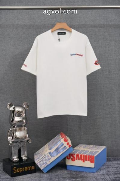 視線を集めて 大人の色味  新作日本未入荷半袖TシャツCHROME HEARTSコピー ブランド 販売 5 