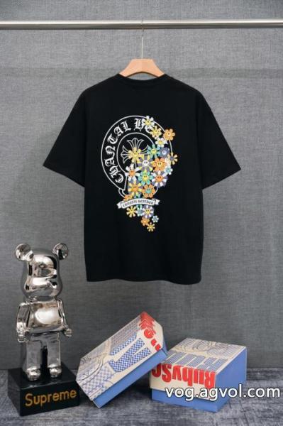 激安 通販 ブランド半袖TシャツCHROME HEARTS極上の着心地 軽くて着心地がいい 最前線2026 0 