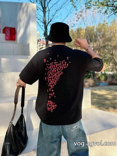 話題となった 限定品も! フォーマル多機能 CHROME HEARTS偽 ブランド半袖Tシャツ 0