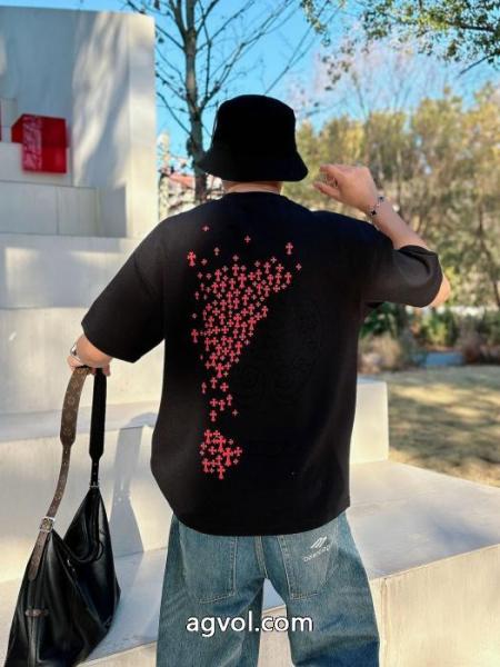 話題となった 限定品も! フォーマル多機能 CHROME HEARTS偽 ブランド半袖Tシャツ 4