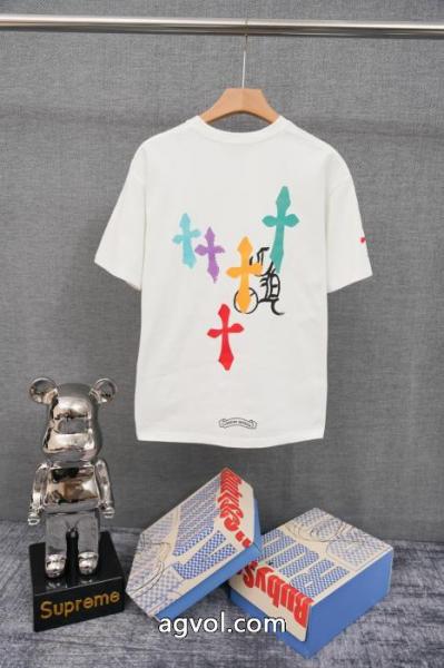 偽物 ブランド 激安CHROME HEARTS半袖Tシャツ軽やかな素材感 光沢のある 大人のための新作 5 