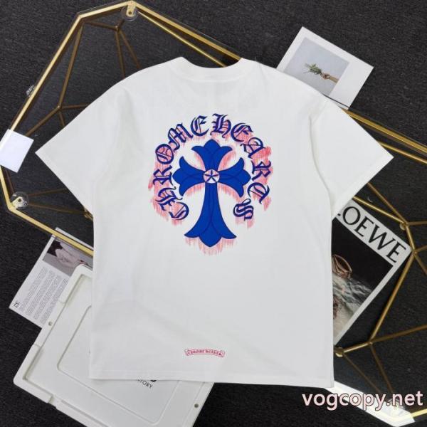 クロムハーツ顧客優待セール VIPセールで破格 品質感偽物 ブランド 激安半袖Tシャツ 5 