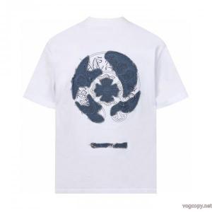 海外限定!! 最高品質かつ最安値 お買い得品質保証半袖Tシャツブランド スーパー コピー 店舗CHROME HEARTS