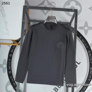 セレブも多数愛用 2026年秋冬流行ファッション 2026冬更新人気商品CHROME HEARTS長袖Tシャツブランド 通販店