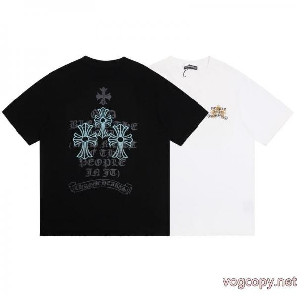 CHROME HEARTS偽 ブランド 購入即発送可能 肌触りが良い お洒落な印象半袖Tシャツ 0 