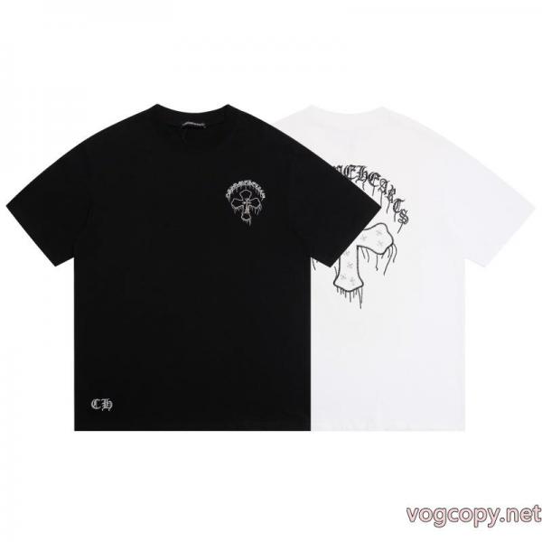 CHROME HEARTSコピー ブランド韓国高級服 無敵アイテム 人気いっぱい半袖Tシャツ 0