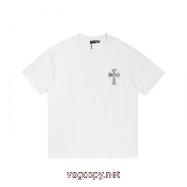 オシャレ度アップ 稀少*新品登場 新色登場ブランド コピー 通販CHROME HEARTS半袖Tシャツ 6 