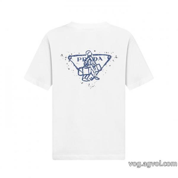 ブランド レプリカ半袖Tシャツ話題の新作到着！ 爽やかマルチ HOT品質保証PRADA 0 