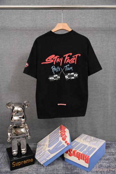 憧れブランド 大流行中 圧倒的人気アイテムブランド コピー 品CHROME HEARTS半袖Tシャツ 0