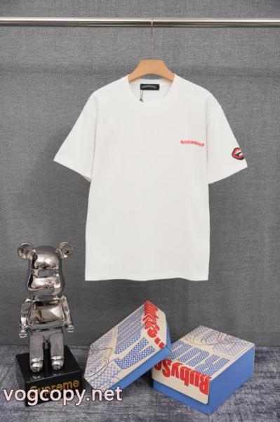 憧れブランド 大流行中 圧倒的人気アイテムブランド コピー 品CHROME HEARTS半袖Tシャツ 3