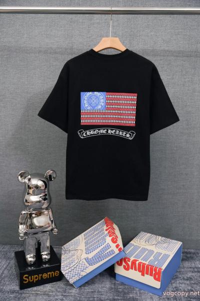 CHROME HEARTSスーパー コピー 品着こなし自在 目を惹く作品 高感度アイテム半袖Tシャツ 0
