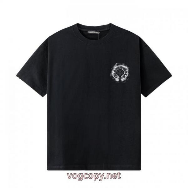 価格帯が魅力的 2026SS大人OK 耐久性のあるコピー 品 販売CHROME HEARTS半袖Tシャツ 2